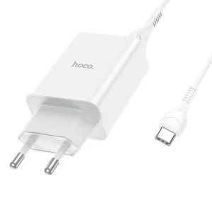 Incarcator de retea Hoco C99A Type-C PD20W + QC3.0 [White]
